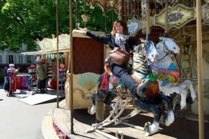 Paris France carousel - yoga retreat