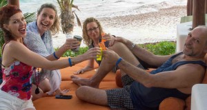 Leslie Kaminoff and Sadie Nardini in Tulum